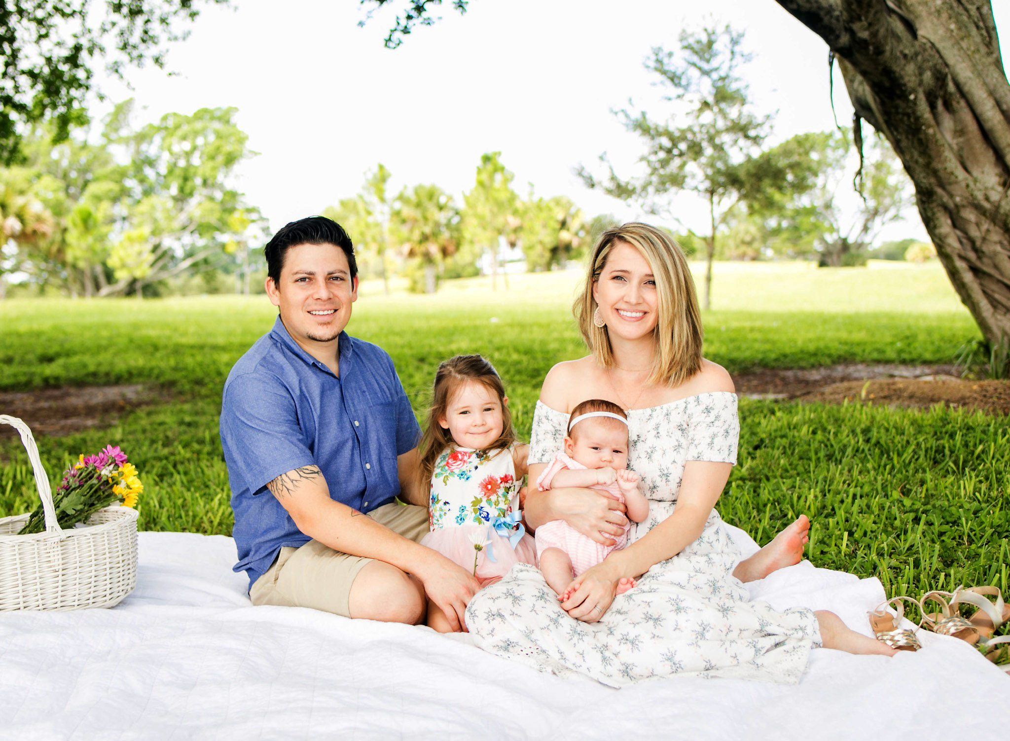 Martin, his wife, and children