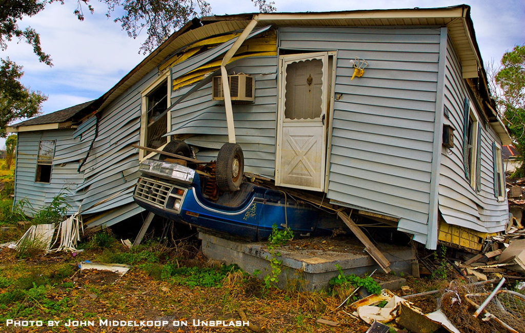 house on a car