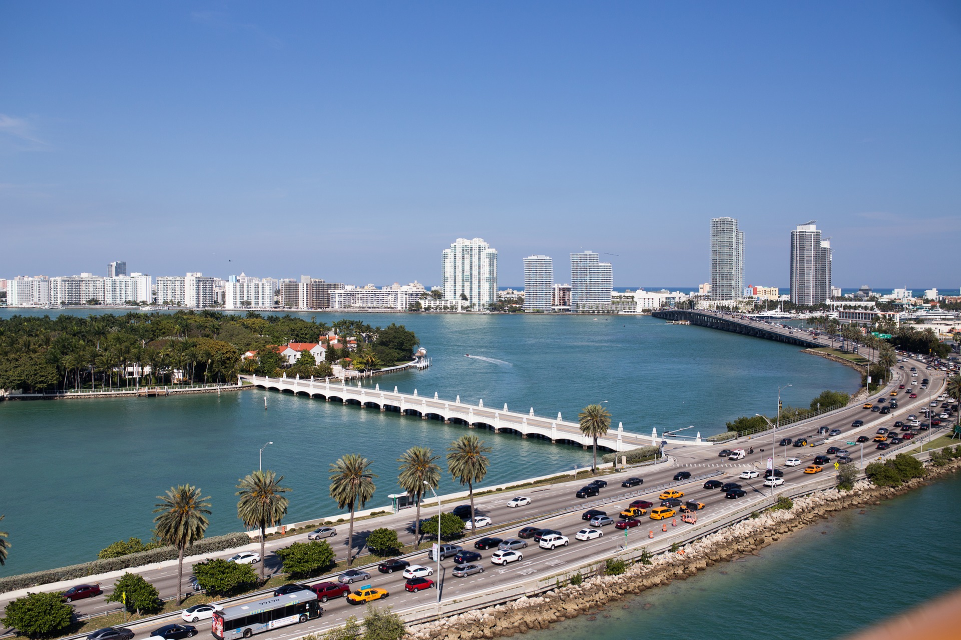 Miami Bridge and Road